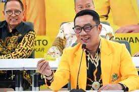 Tidak Jadi Cawapres, Ridwan Kamil diusung Menjadi Gubernur DKI Jakarta oleh Partai Golkar